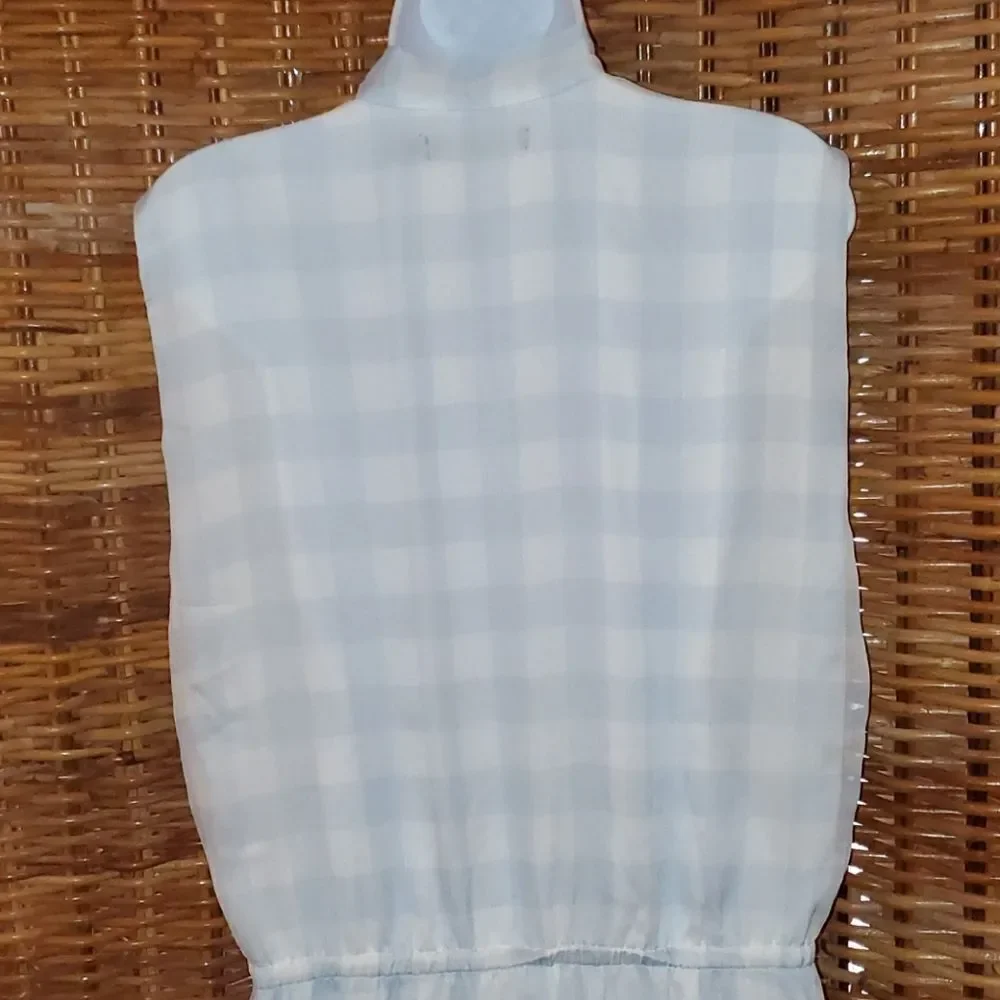 Lauren Ralph Lauren Blue White Checkered Dress 14